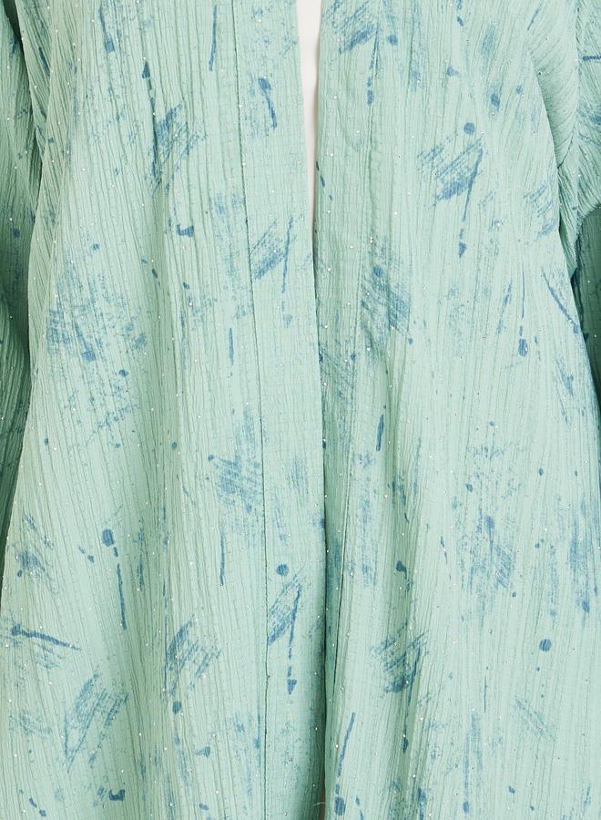 أميرة عباية بتفاصيل بارزة الملمس - Image 3